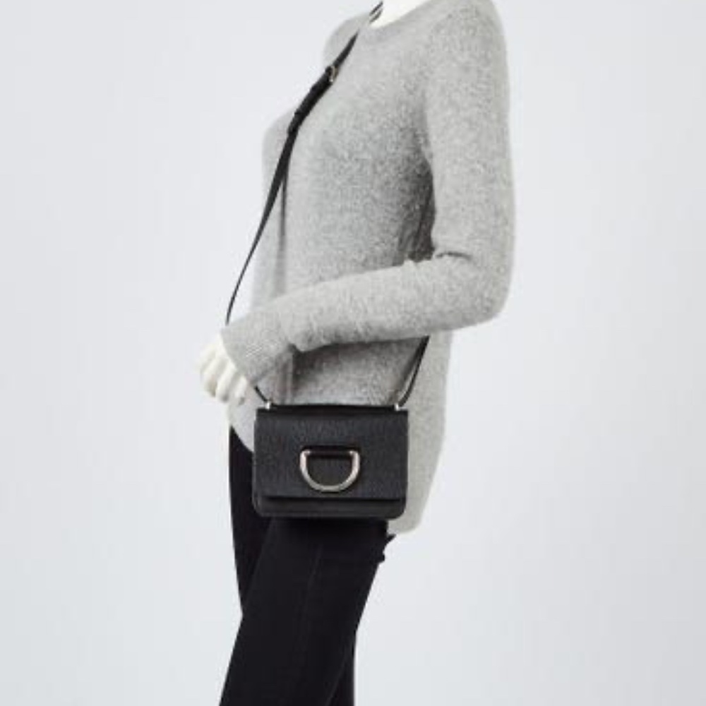 Authentic Burberry Leather Mini D-Ring Crossbody … - image 3
